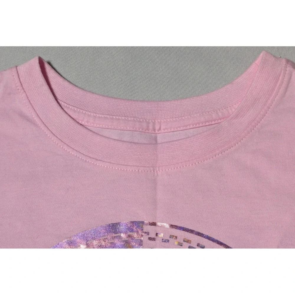 CONVERSE CHERRY BLOSSOM Cropped T-Shirt -‎ Girls Small NEW
